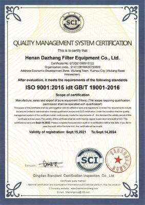 Chứng nhận ISO mới nhất