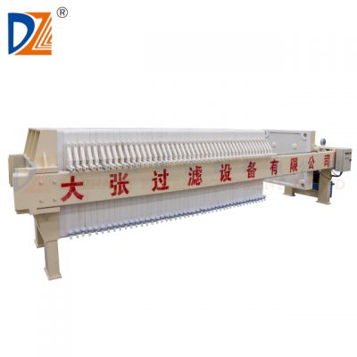 Cấu tạo của máy ép bùn khung bản Model 1000